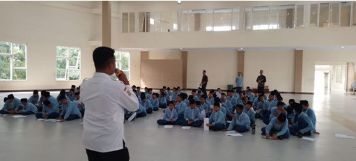 Kolaborasi dengan Puskesmas Dau, Santri Spartra Antusias dalam Screening Kesehatan
